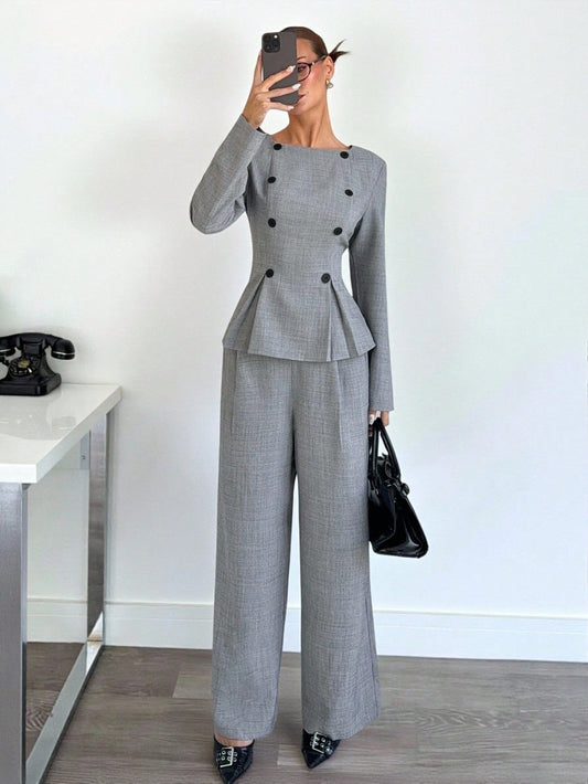 Executive Elegance 2-Piece Business Suit Set